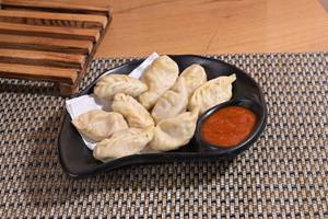 Veg Steamed Momos [10 Pieces]