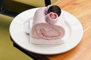 Coconut And Strawberry Swiss Rolls