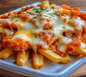 Chicken Popcorn Loaded Fries