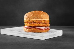 Veg double patty burger