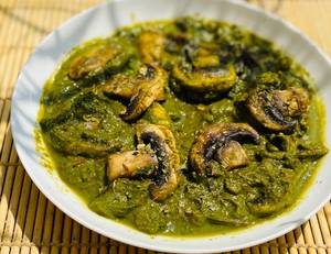 Mushroom Palak