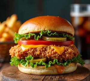 Fried Chicken Burger
