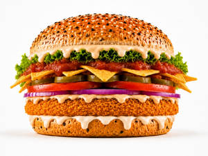 Mexican Salsa Veg Burger