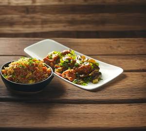Fried Rice + Chilli Chicken