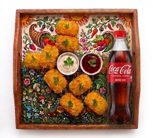 Combo Veg Nuggets 8-Pieces & Coca Cola 400Ml