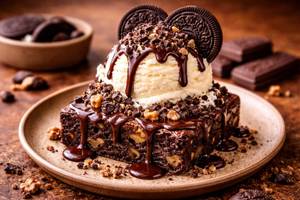 Oreo Brownie Sundae