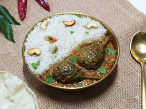 Brinjal Curry Ghee Rice Bowl