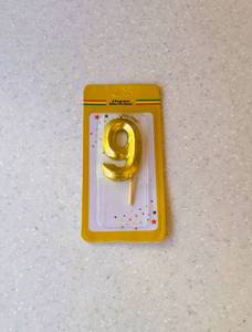 9 Digit Candle