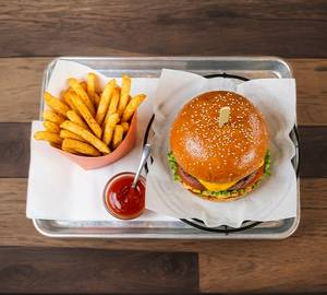 Veg Aloo Tikki+ French Fries