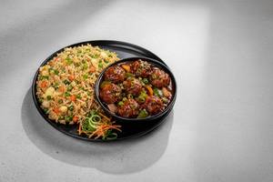Fried Rice With Manchurian