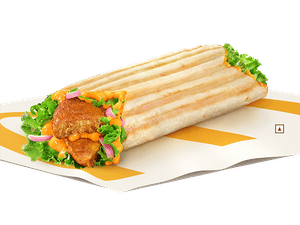 Tandoori chicken wrap