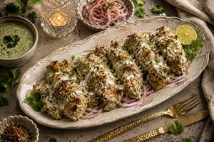Creamy Garlic Chaap