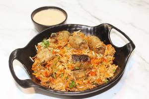 Chicken Malai Seekh Biryani