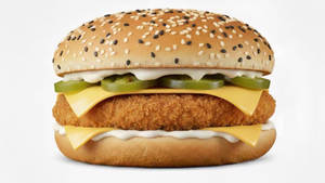 Cheesy Chicken Burger