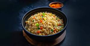 Half fried rice