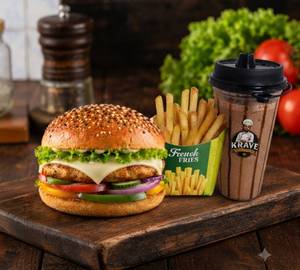 Veg Cheese Burger Combo