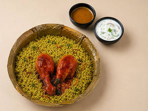 Chicken Leg Donne Biryani Bowl