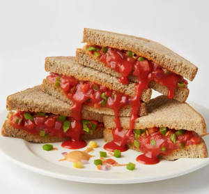 Veg Mexican Sandwich [Jumbo, 4 Pieces]