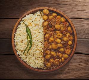 Chole with rice