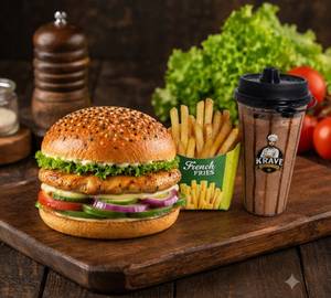 Chicken Cheese Burger Combo