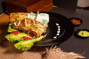 Mushroom Tikka Roll