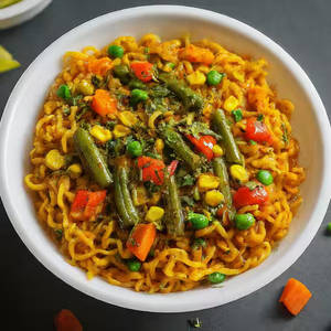 Vegetable Masala Maggi [Serves 1]