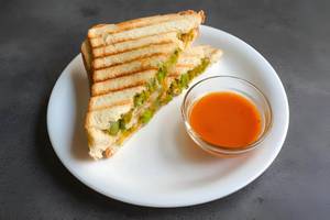 Aloo Matar Grilled Sandwich