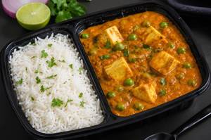 Matar Paneer Rice Bowl