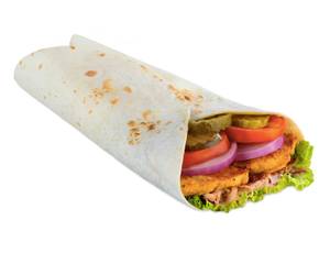 Grilled chicken tikka wrap