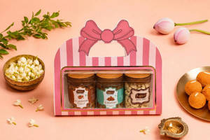3 Jar Dryfruit Hamper