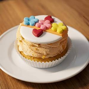 Orange cupcake