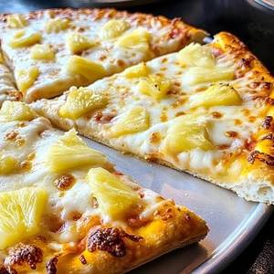 Pineapple mini pizza