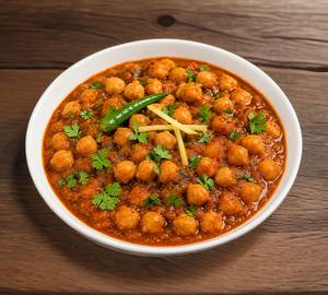 White Chole Indian Style
