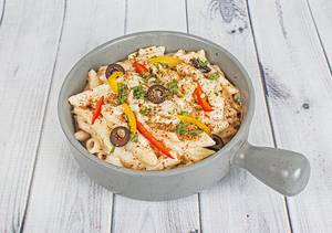 White sause pasta