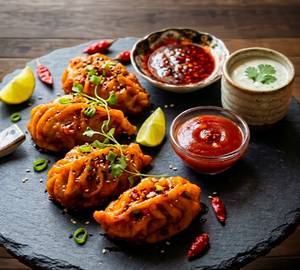 Schezwan Veg Momo [8 Pieces]