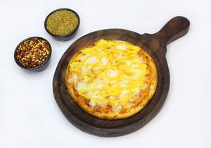 Seven cheese pizza