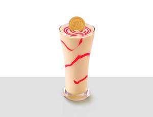 Banana strawberry milkshake