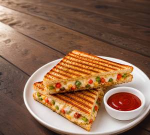 Vegetable Cheese Grilled Sandwich                