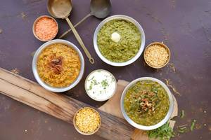 Palak Lehsuni Khichdi