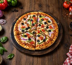 All Veggies Loaded Pizza (7 Inch)