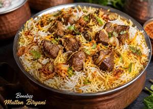 Boneless Mutton Family Pack Biryani