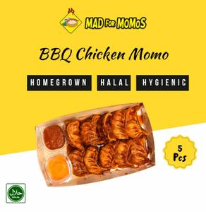 Chicken Bbq Momos [5 Pcs ]