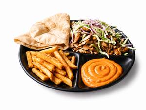 Tandoori Shawarma Plate With Fries