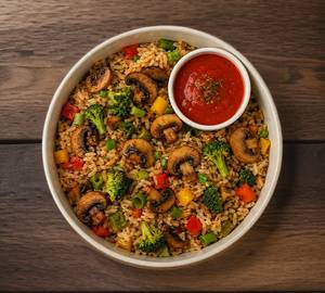 Mushroom rice bowl