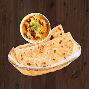 2 Chapati With Chicken Khorma