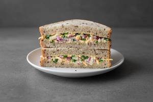 Cheese onion sandwich