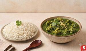 Gobi Palak With Rice
