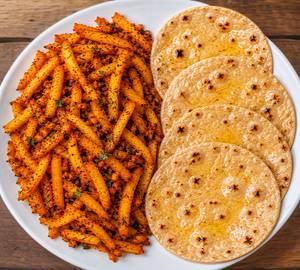 Aloo Bhujia With 4 Ghee Roti