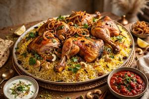 1 pic chicken broosted mandi