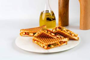 Schezwan Paneer Grilled Sandwich